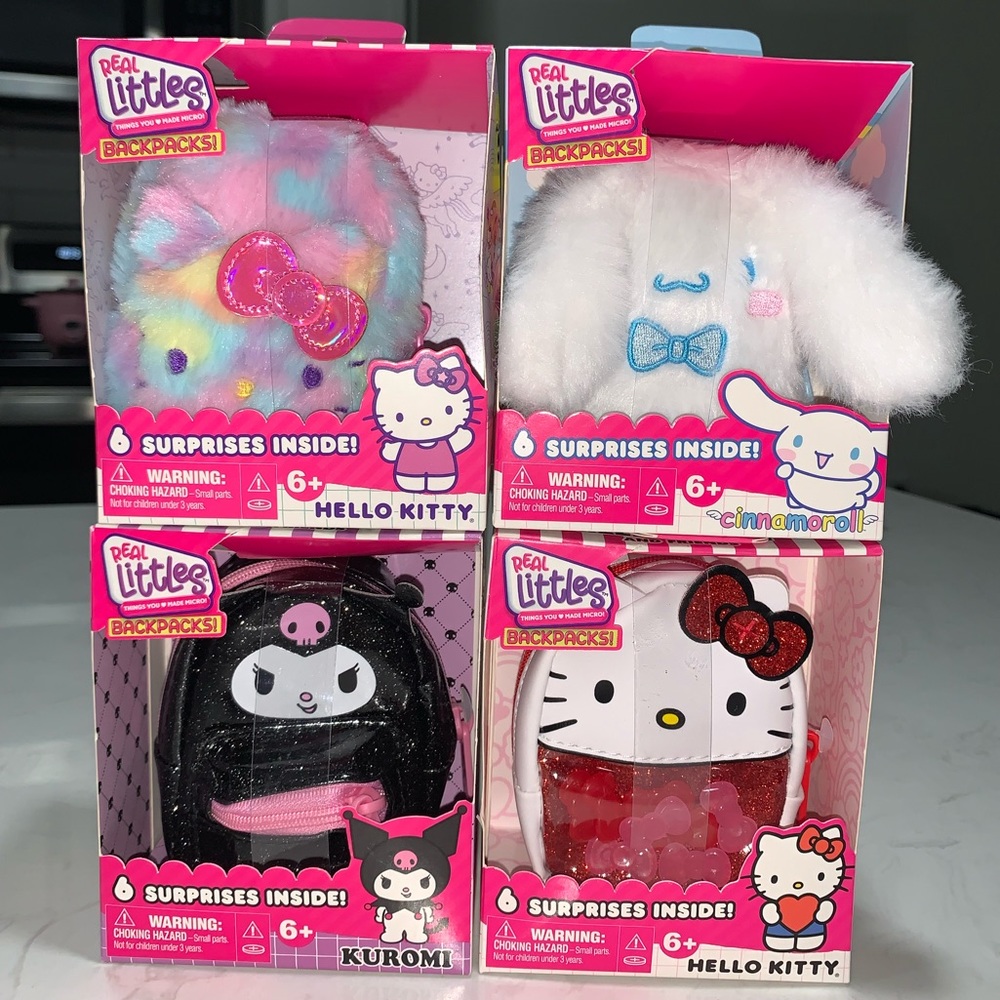 💖Real Littles Sanrio Backpack Collection💖